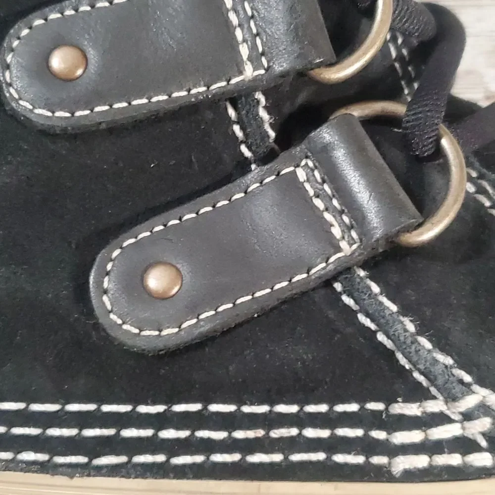 Sorel Joan of Arctic‎ Waterproof Womens Boots Size 6 Black & Natural Colorway
